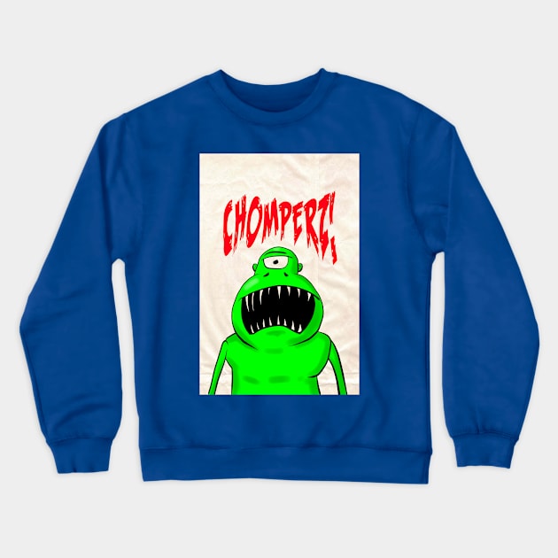 ChomperZ Crewneck Sweatshirt by YesElliott